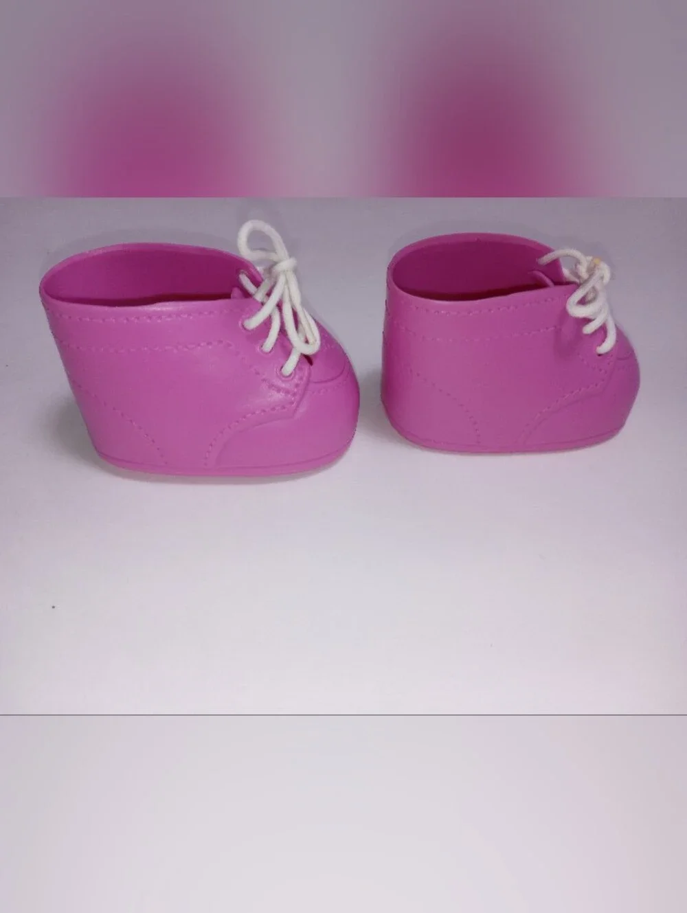 Vintage Cabbage Patch Kids Doll Pink Lace Up Shoes w/ Socks CPK